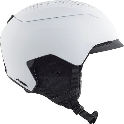 Превью Женский горнолыжный шлем Шлем горнолыжный ALPINA Gems White Matt (A9235-10)
